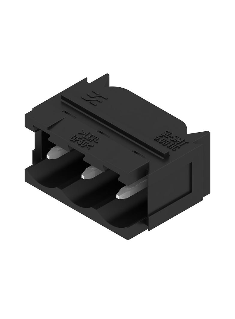 SL-SMT 5.08HC/03/90B 1.5SN BK RL Wtyki PCB (złącza płyty), 5.08 mm, Liczba biegunów: 3, kąt odejścia: 90° /350szt./ 1804270000 WEIDMÜLLER