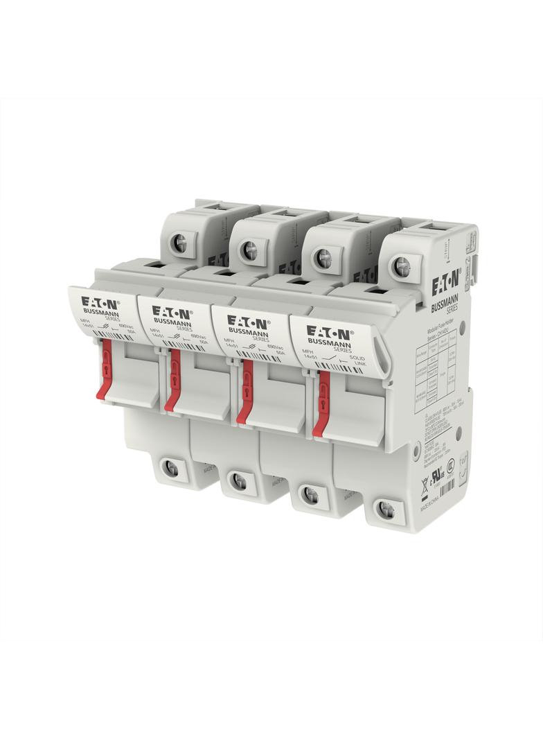 3 Pole 14x51 MFH and Neutral Podstawa wkładki cylindrycznej 14x51 3p+1N 50A 690VAC CH143DNU EATON