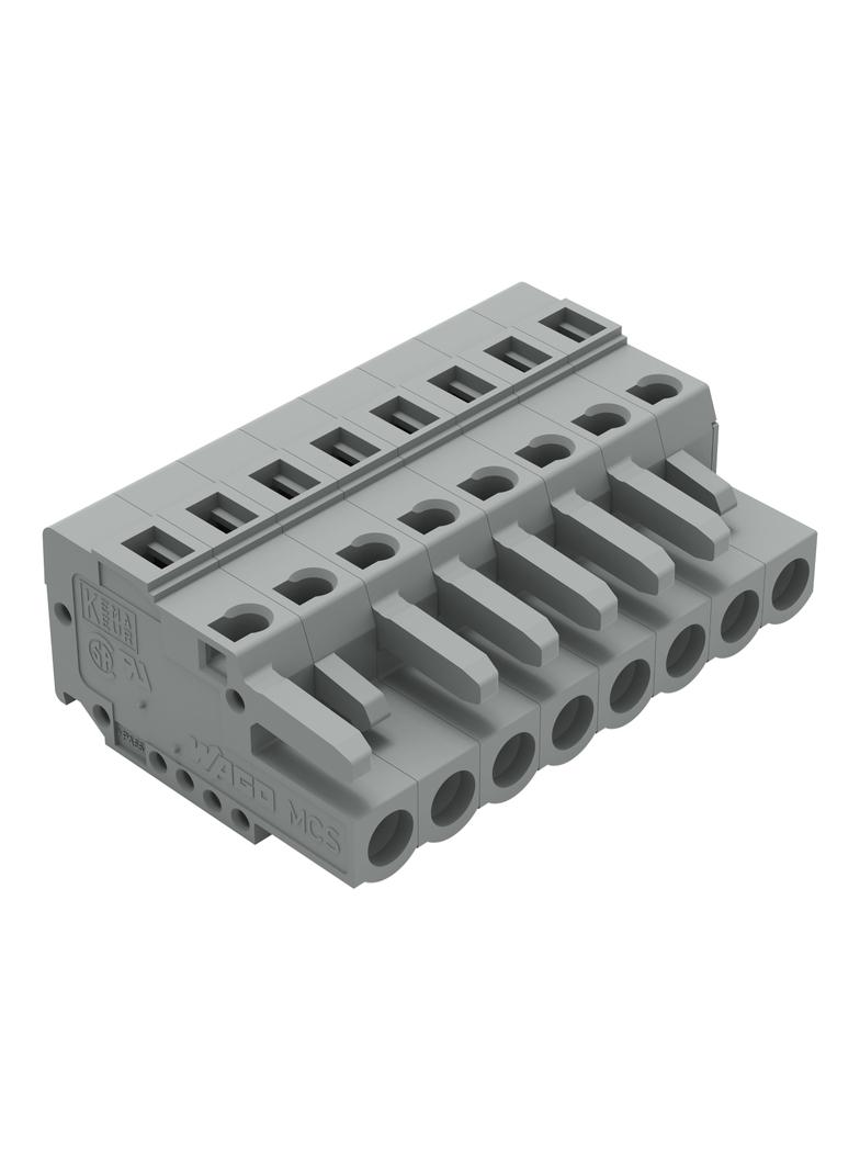 Gniazdo MCS‑MIDI Classic 8‑biegunowe szare raster 5mm 231‑108/102‑000 /50szt./ WAGO