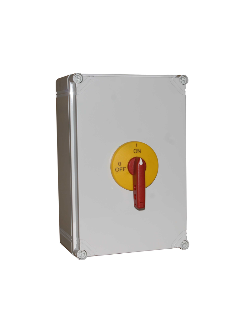 ROZŁĄCZNIK IZOL.3 BIEGUNOWY 125A W OBUDOWIE Z ABS