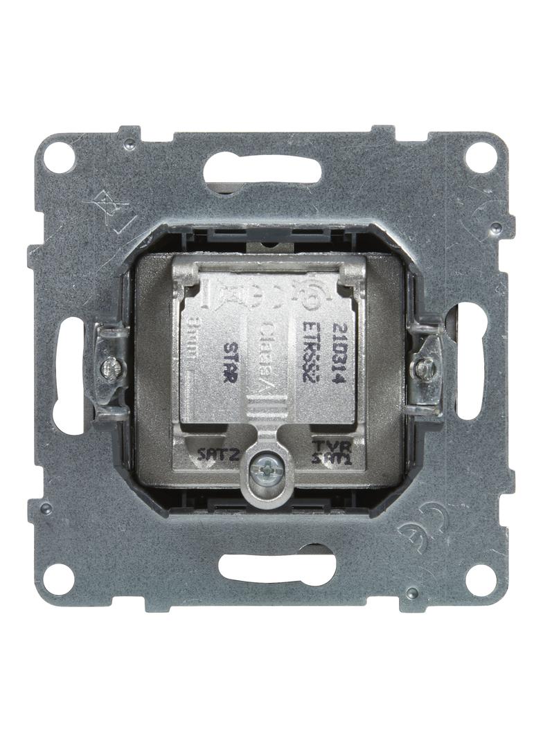 SUNO - Gniazdo TV-R-2xSAT - końcowe - 1.5 dB, Aluminium, Legrand