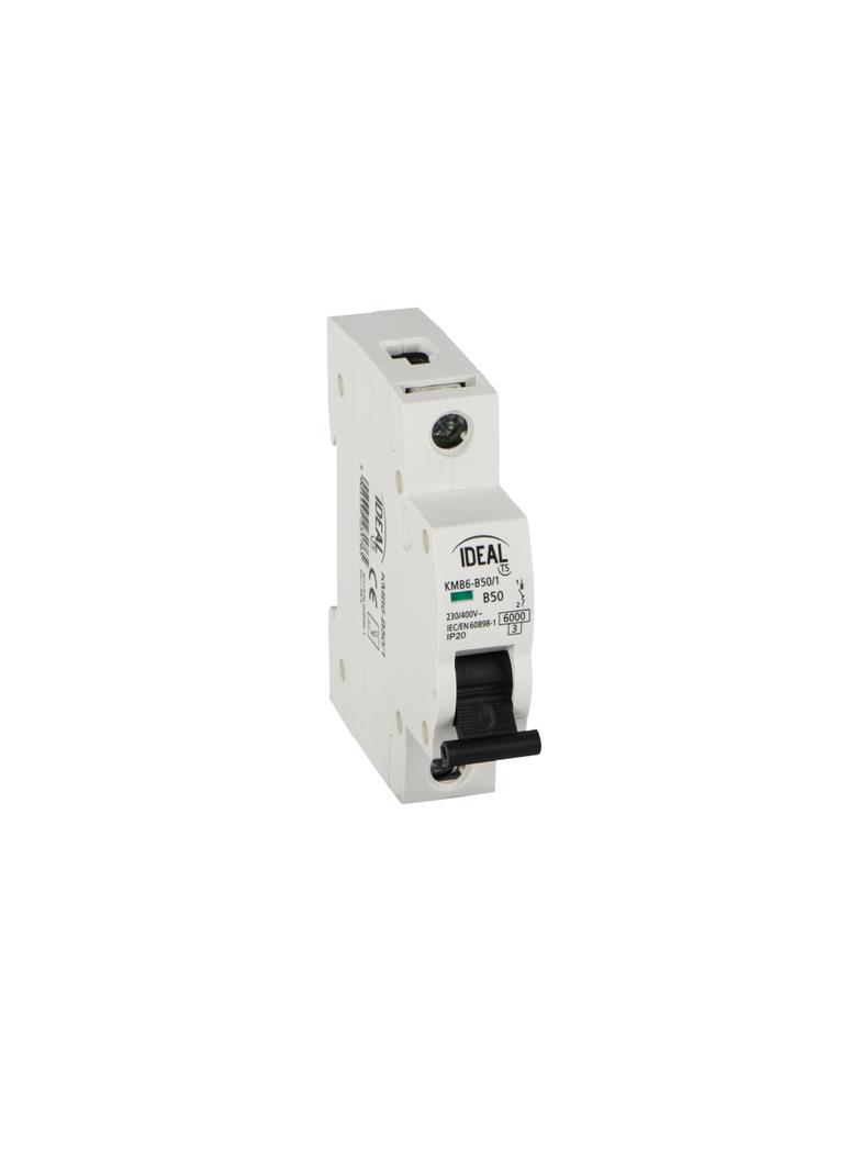 Wyłącznik nadprądowy 6kA 1P B50A KMB6-B50/1 23176 KANLUX