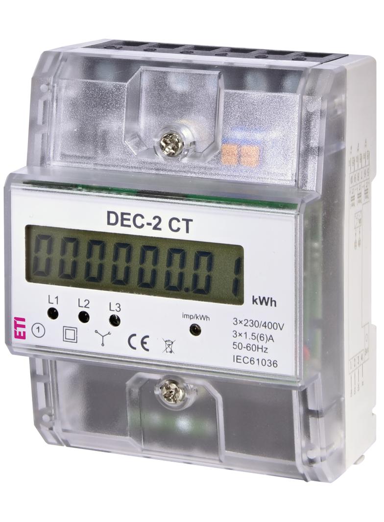 DEC-2CT - Wskaźnik zużycia  energii 3-fazowy