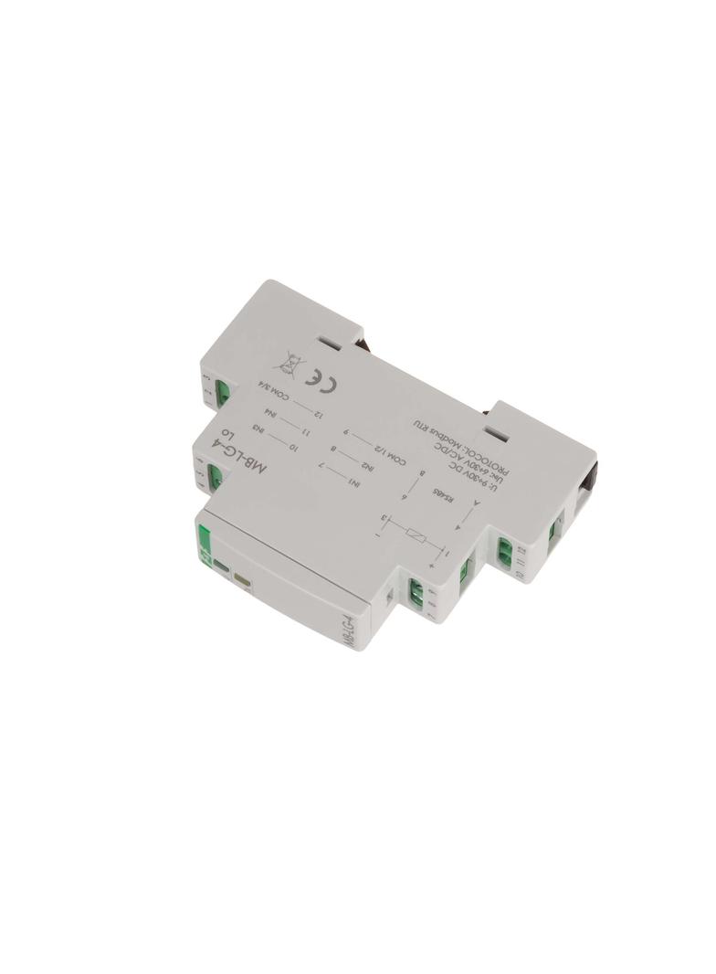 Licznik czasu pracy z wyjściem MODBUS RTU 4-kanałowy 1 moduł MAX-MB-LG-4LO F&F