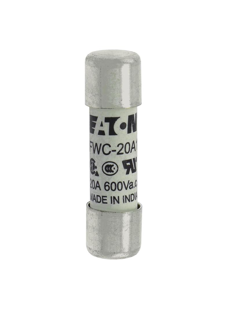 20AMP 600V AC UL FERRULE 10x38MM FUSE Wkładka szybka 20A AC 600V 10x38 mm aR UL FWC-20A10F EATON