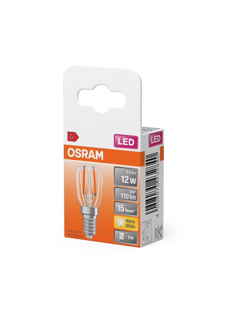 Lampa LED SPECIAL T26 10 CL 2,2W/827 230V Filament szkło przezroczyste E14