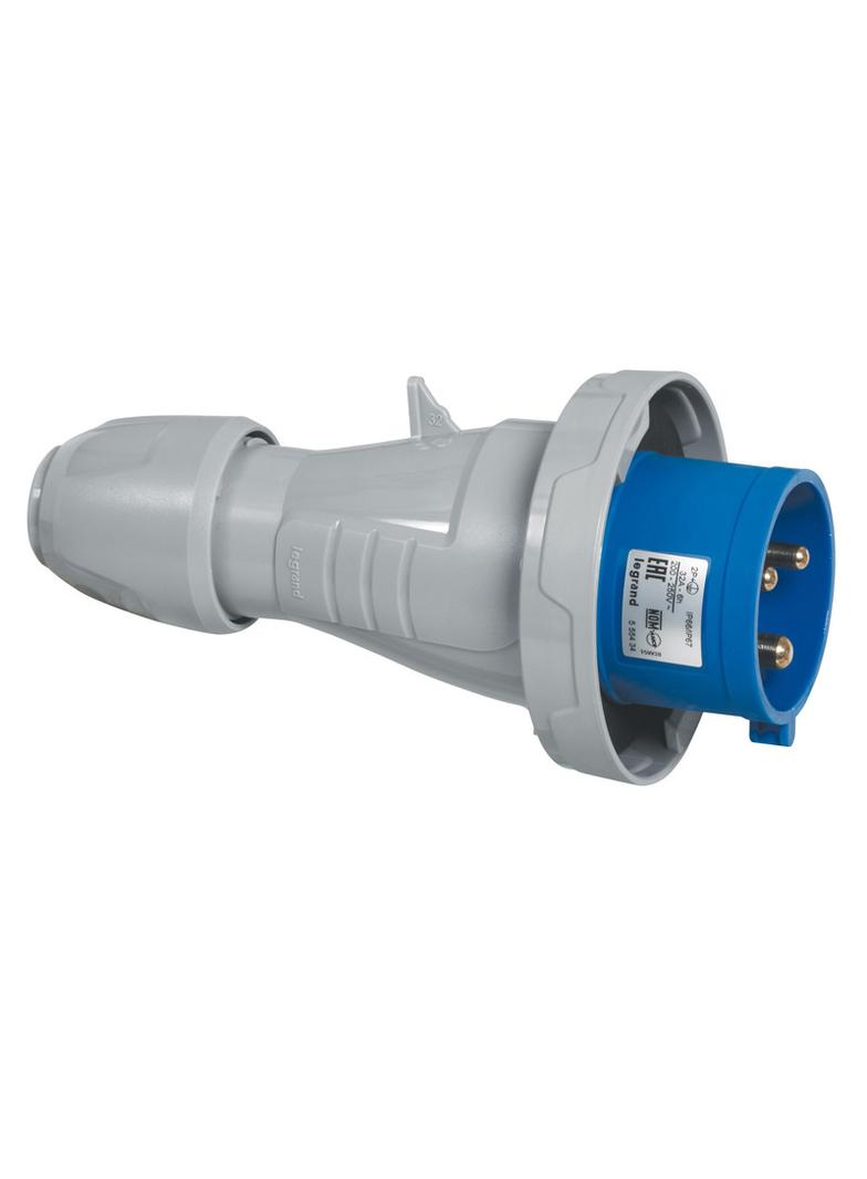 P17 TEMPRA PRO WTYCZKA PRZENOŚNA 16A 2P+Z 230V IP67, Legrand