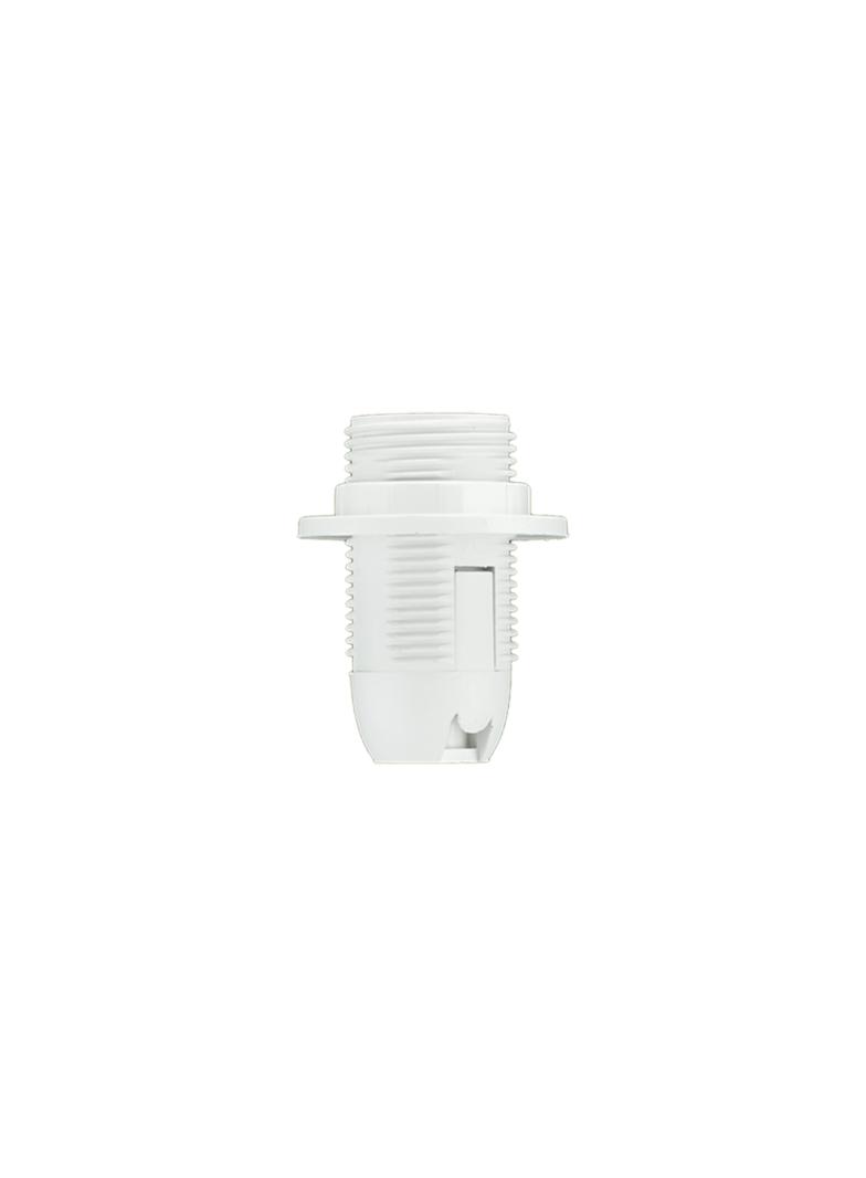 Oprawka termoplast. biała E-14 - 1 kołnierz