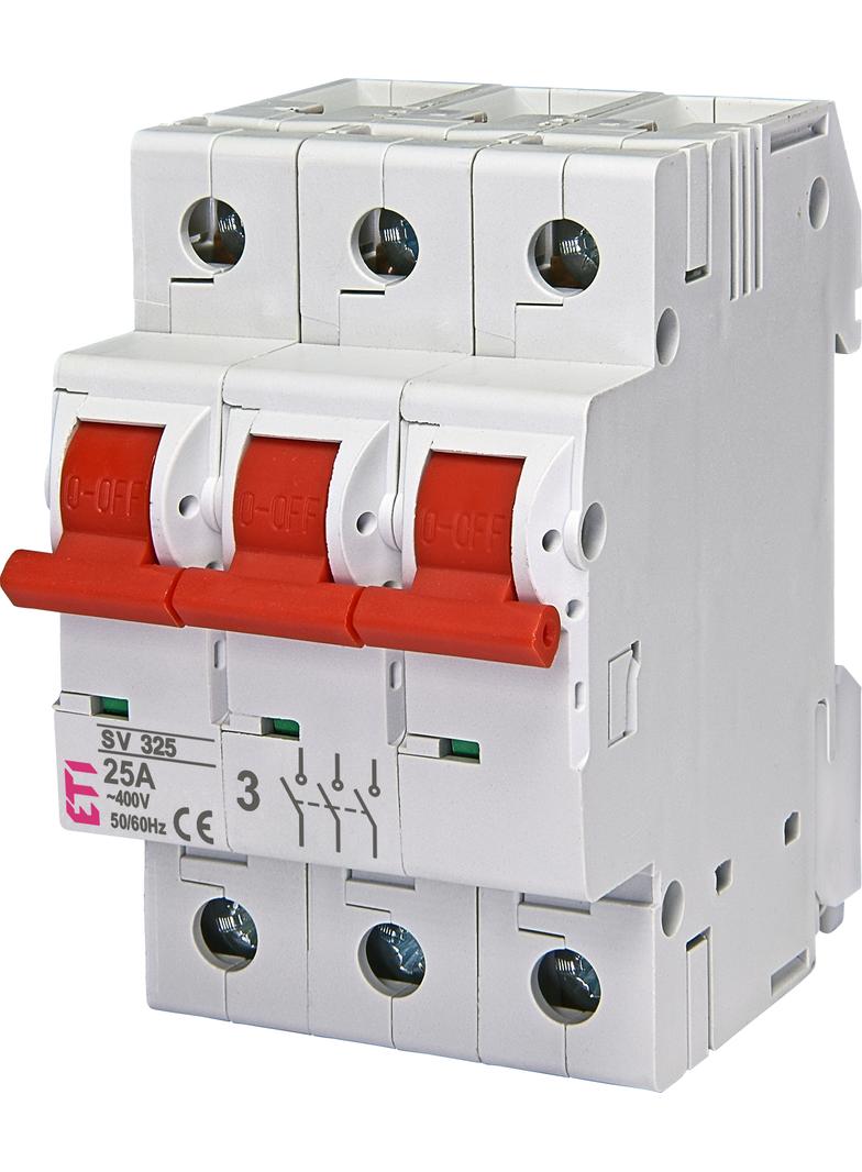 Rozłącznik izolacyjny 25A SV 325 002423322 ETI