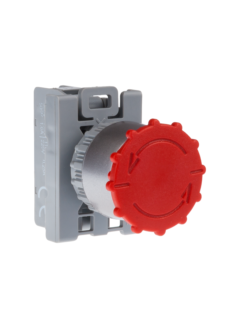 PRZYCISK BEZPIECZEŃSTWA 1 ZWIER  PIERŚCIEŃ NIKLOWANY