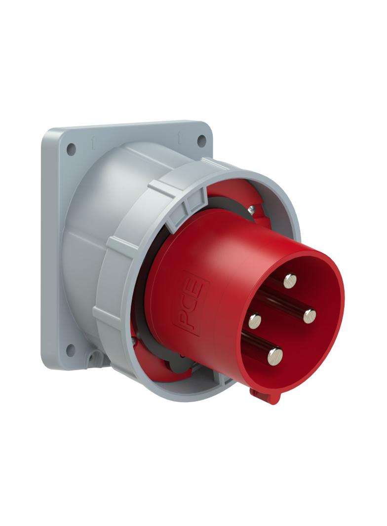 WTYCZKA ODBIORN.SKOŚNA 125A 4P 6H IP67 744-6 PCE