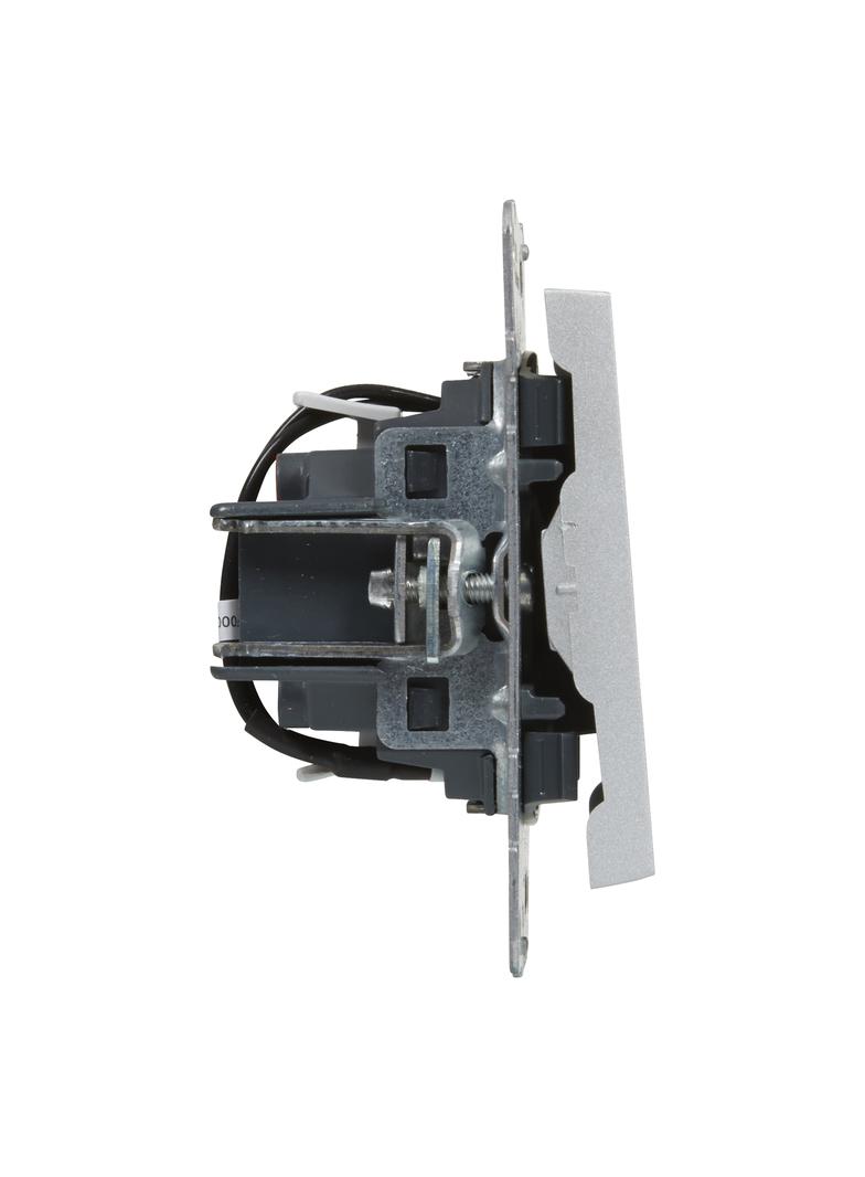 Suno Łącznik Schodowy Z Podświetleniem - 10 Ax - 250V - Zaciski Automatyczne Aluminium 721316 LEGRAND