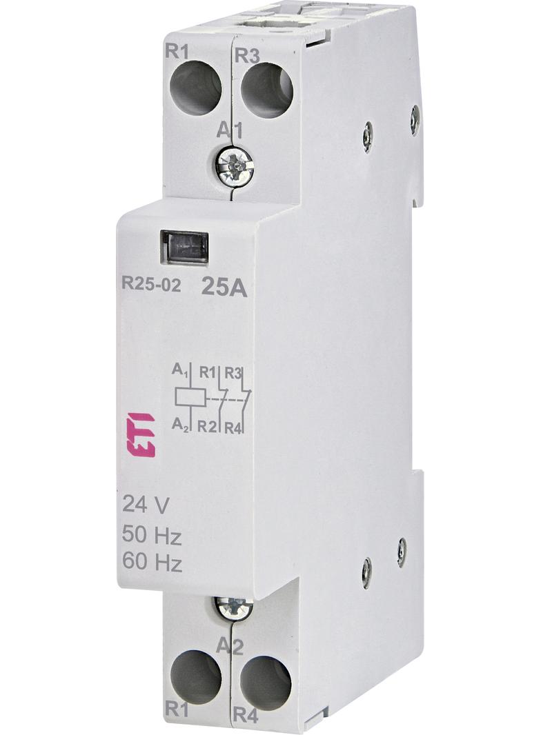 Stycznik modułowy 25A 2R 1M 2P R 25-02 24V 002463505 ETI