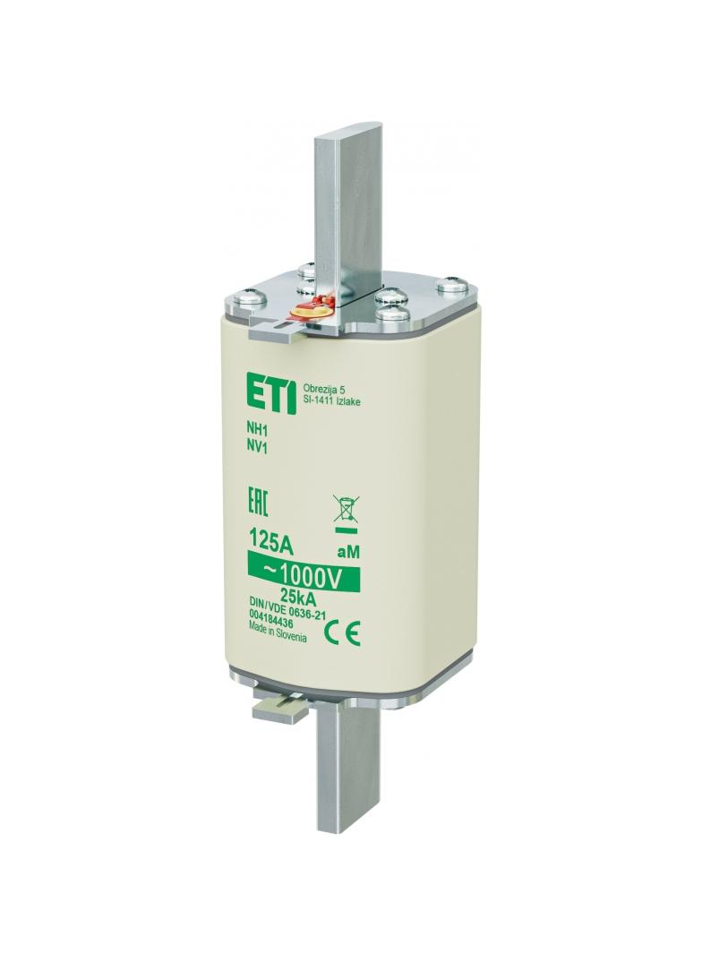 Wkładka topikowa NH silnikowa NH1 85 aM 125A 1000V 004184436 ETI