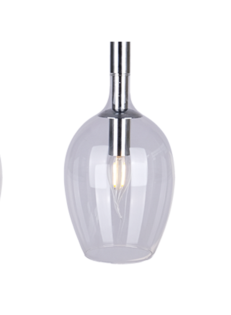 Milagro lampa wisząca Tango Clear 3xE14 chrom ML6164