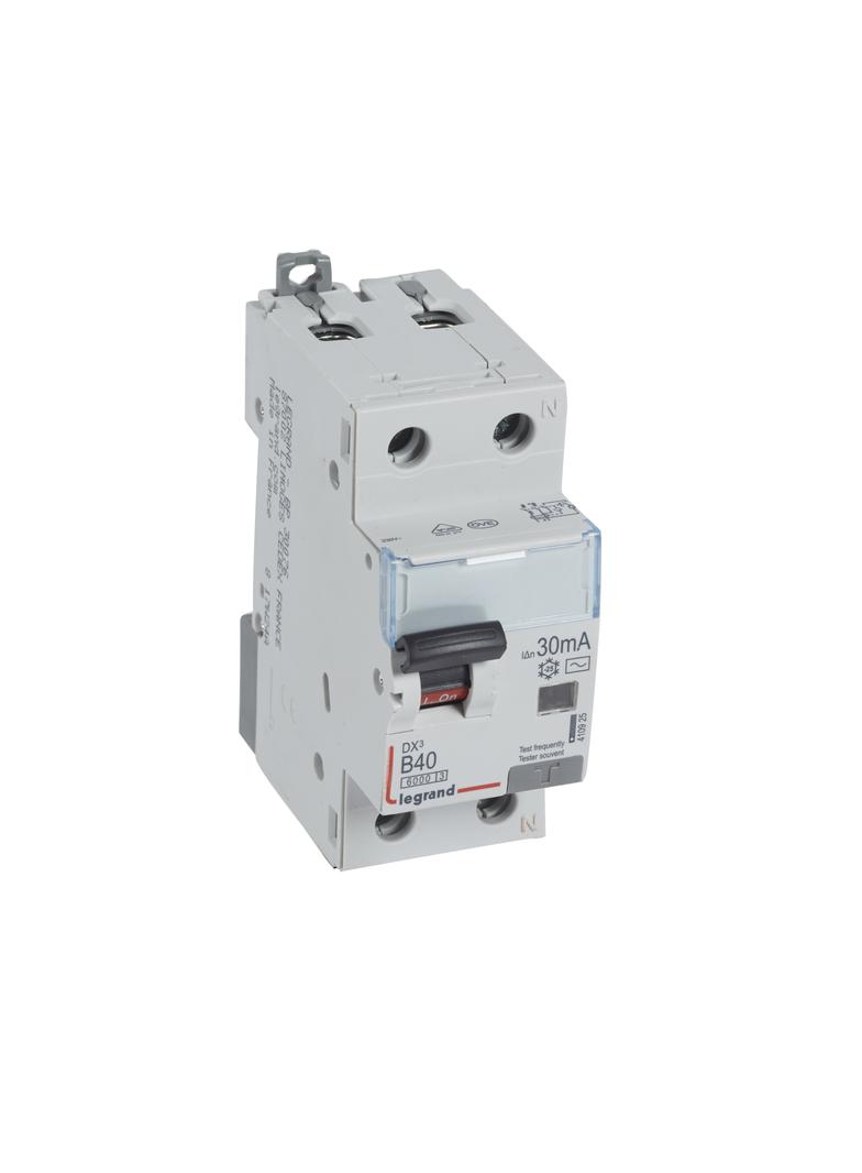 Wyłącznik Różnicowo-Nadprądowy 2P 40A B 0,03A Typ AC P312 DX3 410925 LEGRAND