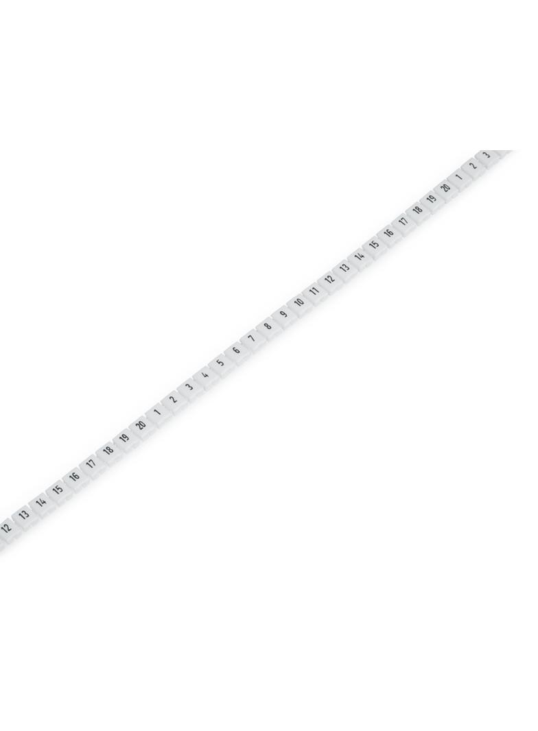 oznaczniki Mini WSB Inline szer. 5 mm białe 1700 szt./rolka WAGO