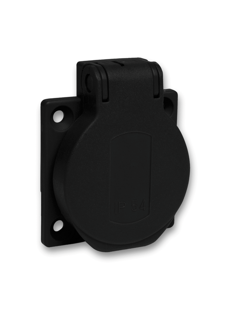 GNIAZDO 50X50 BACK BLACK IP54 220V 2PT PKN51N Schneider