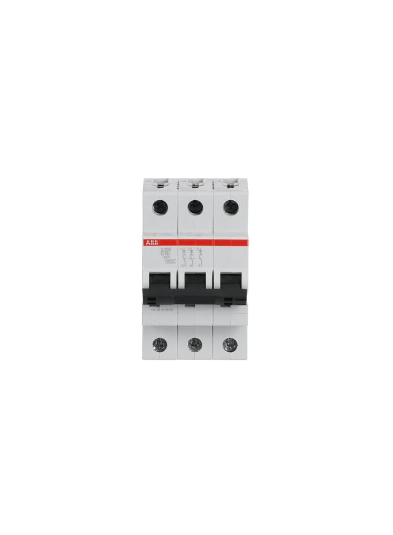S203-D10 Wyłącznik nadprądowy 6kA 3P D10A 2CDS253001R0101 ABB