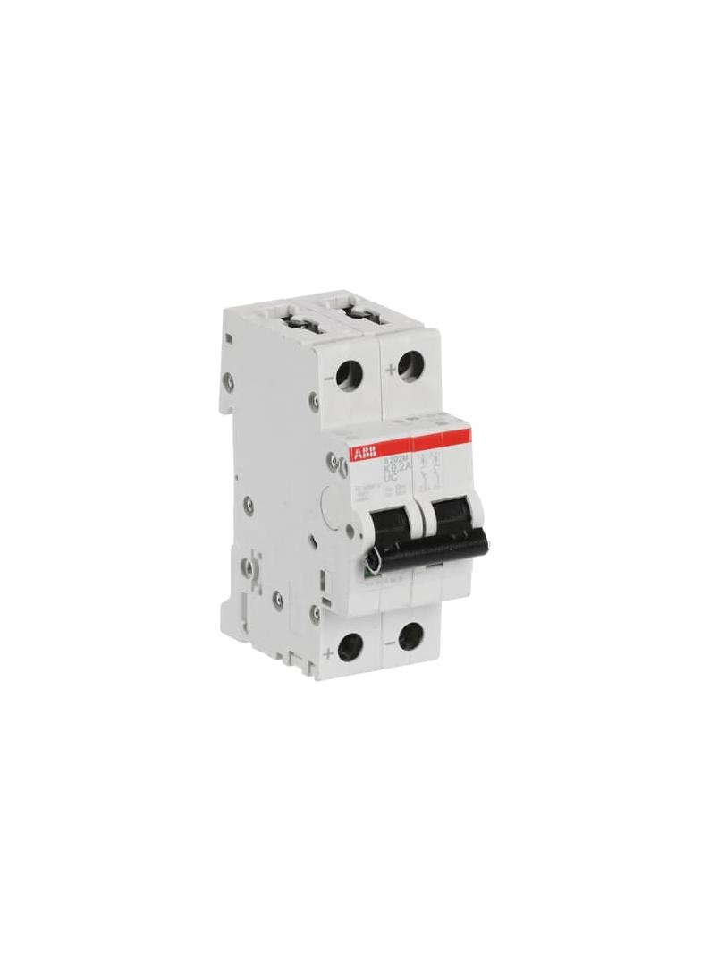 S202M-K0.2UC Wyłącznik nadprądowy 10kA AC/DC 2P K0.2A 2CDS272061R0087 ABB