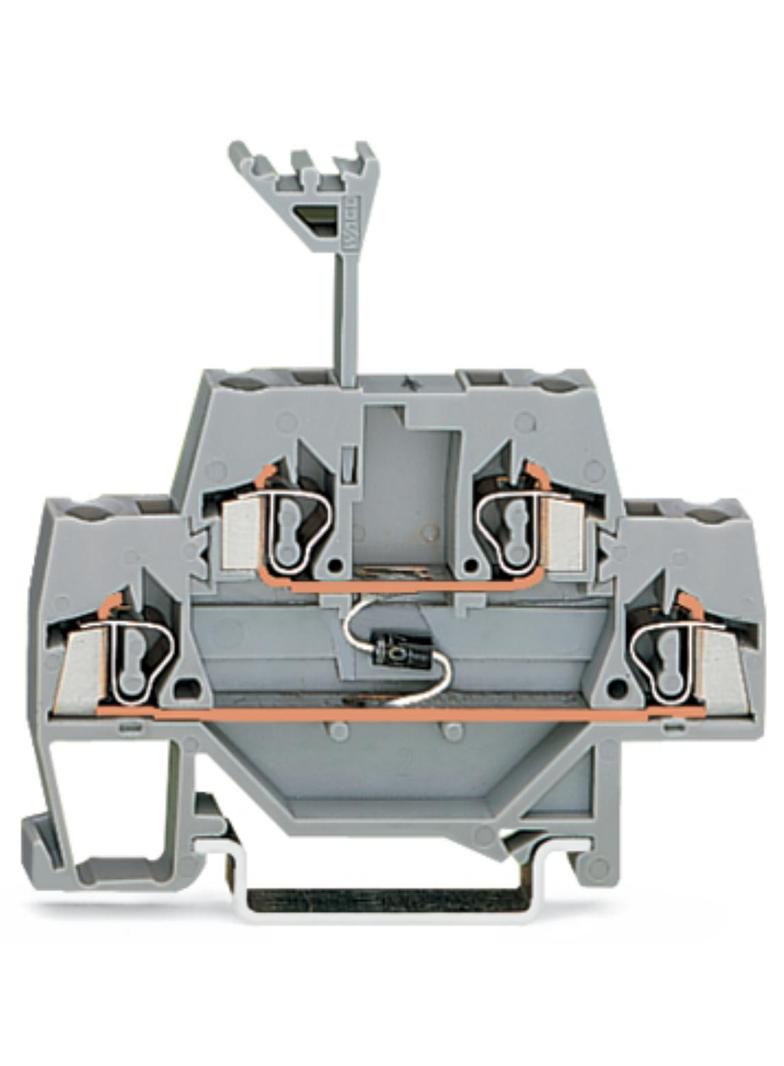 dwupiętrowa złączka diodowa 2,5 mm2