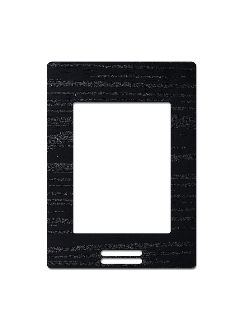 SE8300, szyld frontowy dla regulatorów SE8300 i SER8300, drewno czarne