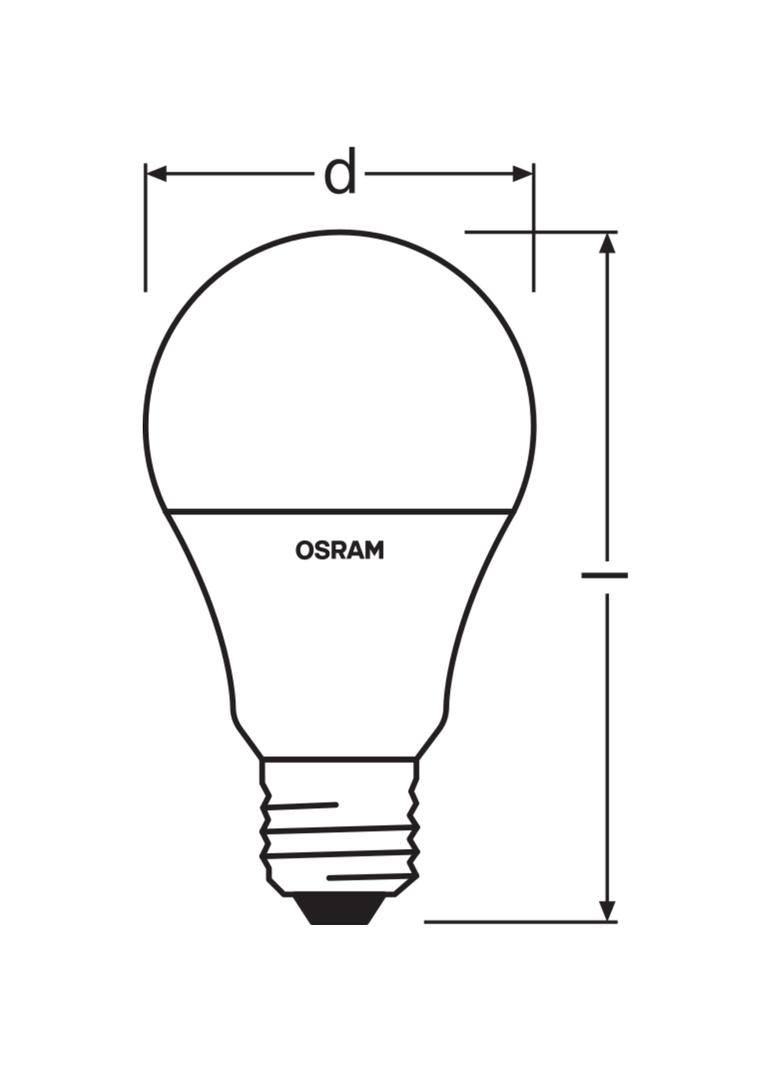 Żarówka LED 9W 60W E27 806lm OSRAM RGBW + PILOT