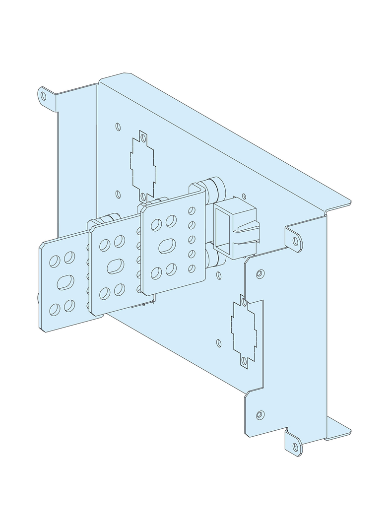 Rozdzielnice PrismaSet, połączenie transferowe 630A 3P