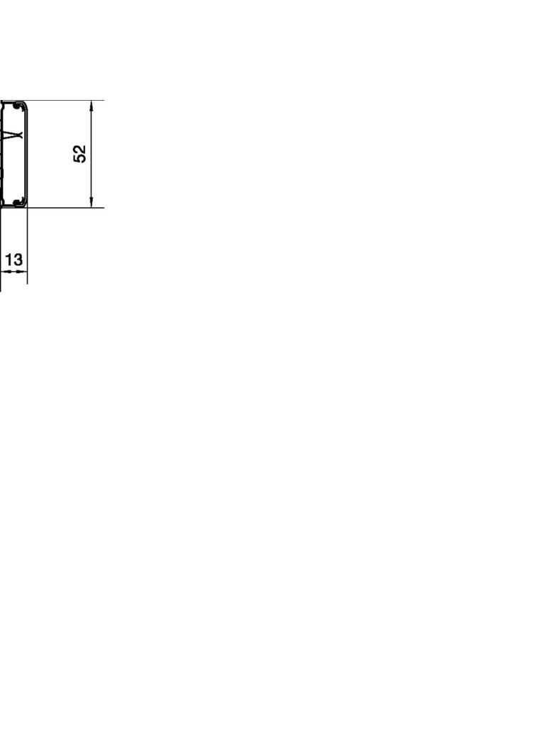 tehalit.ateha Kanał 12x50 L=2,0m, 2 komory, biały