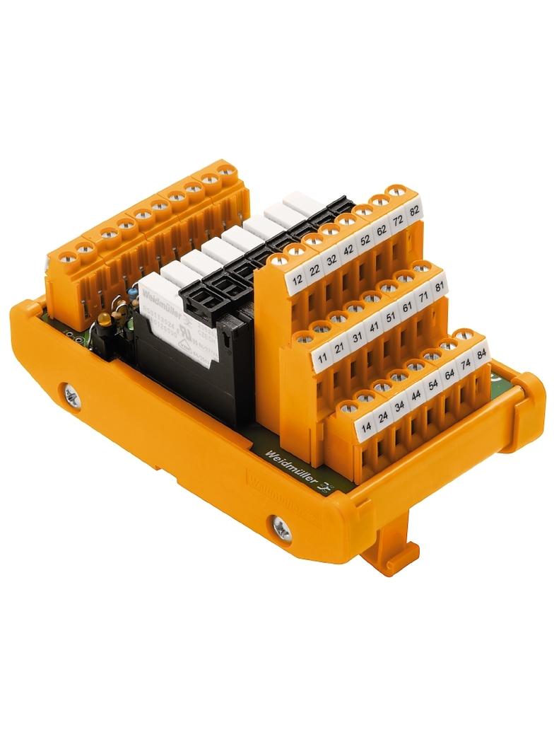 RSMS-8 24VAC/DC 1CO S Moduł interfejsu z przekaźnikami, RSS, LP3R 5.08mm, złącze śrubowe, LP 5,08 mm, 24 V AC ± 10%, 24 V DC ± 10%, 6 mA, 15,6 mA /1szt./ 1456830000 WEIDMÜLLER
