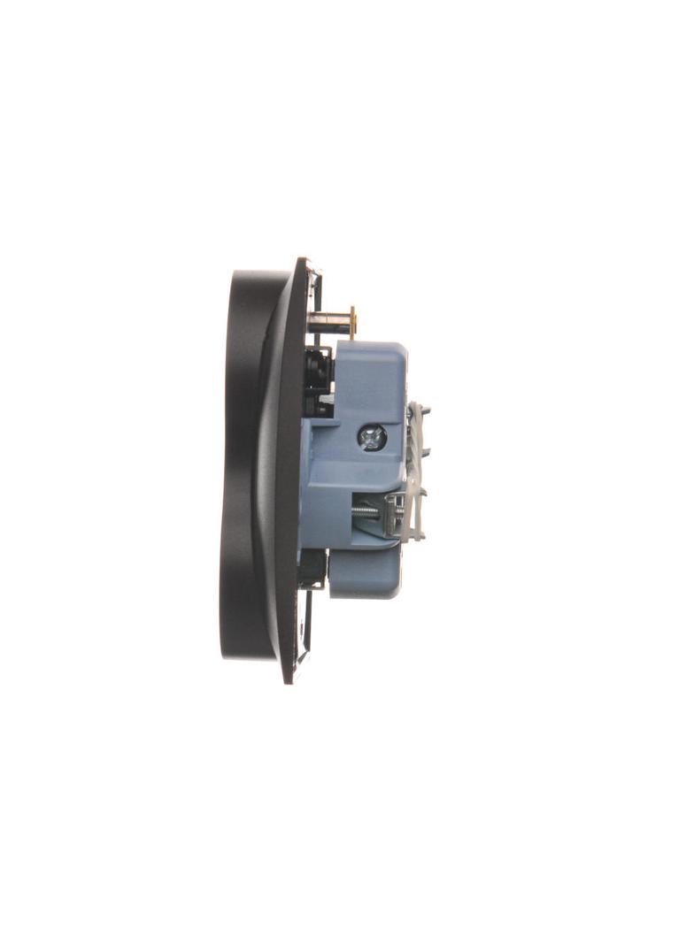 Simon 54 Gniazdo z/u podwójne z f. niezm. faz z przesłonami 16A z. śrubowe. monoblok brąz mat