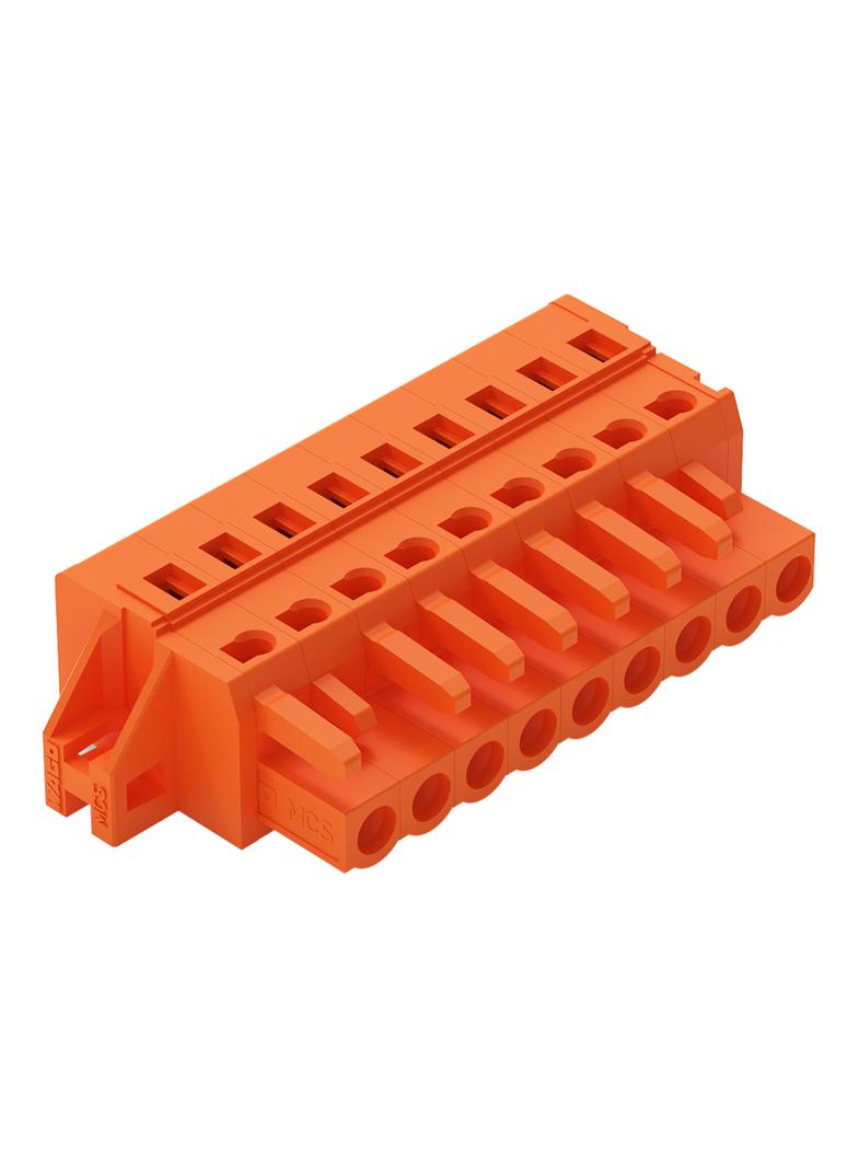 Gniazdo MCS-MIDI Classic 9-biegunowe pomarańczowe raster 5,08mm /25szt./ 231-309/031-000 WAGO