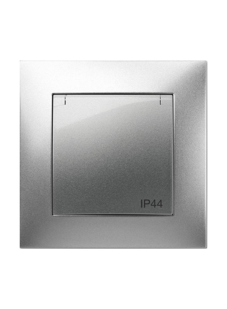 CARLA gniazdo 2P+Z IP44 z przesłonami torów prądowych