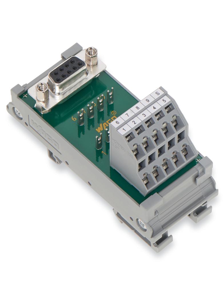 moduł przejściowy ze złączem żeńskim D-Sub 9-torowy