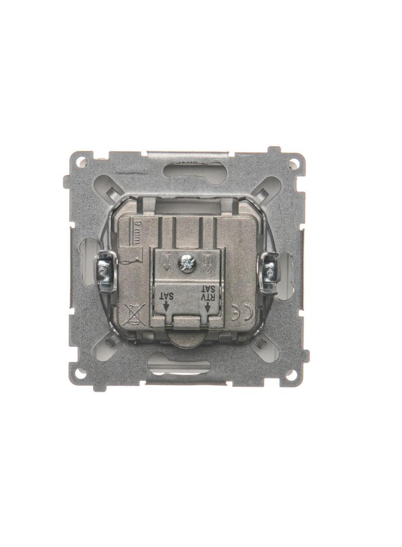 Simon Basic Gniazdo antenowe satelitarne podwójne końcowe SAT-SAT-RTV 2xwejście: SAT: 5–2400 MHz RTV