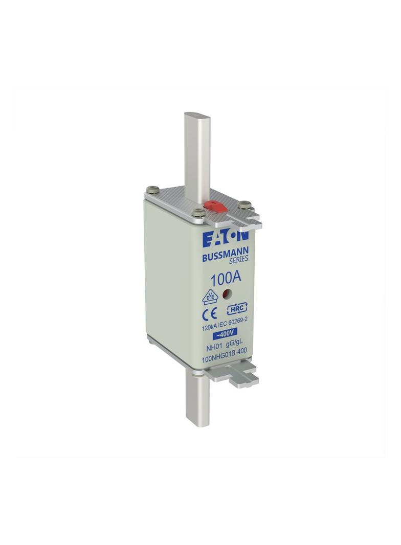 NH FUSE 100A 400V GG/GL SIZE 01 Wkładka NH01 100A 400V GL/GG podwójny wskaźnik 100NHG01B-400 EATON