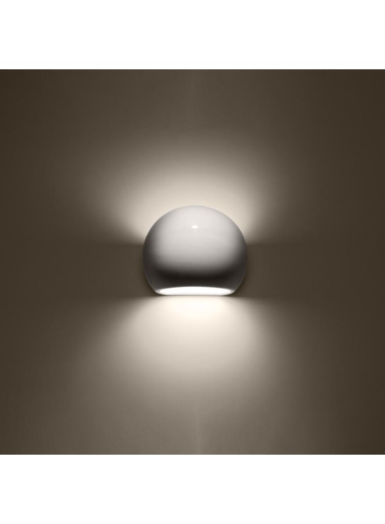 Sollux Kinkiet lakierowany GLOBE biały połysk SL.1026
