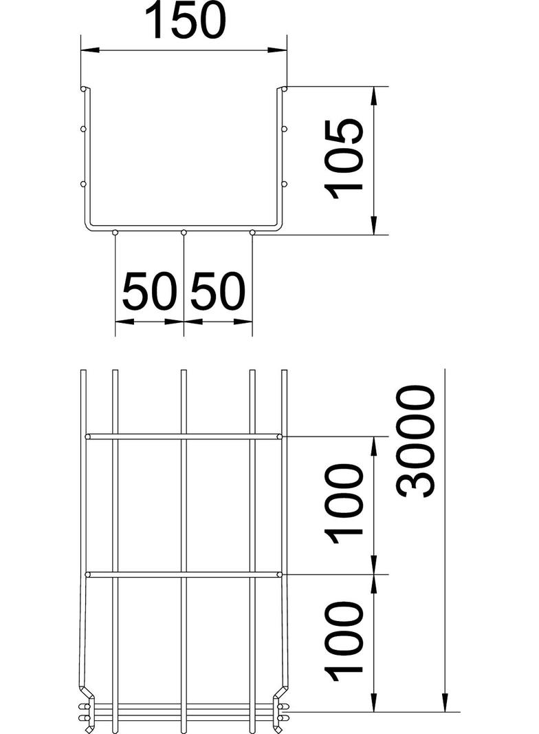 KORYTKA SIATK.GRM 105X150 V2A