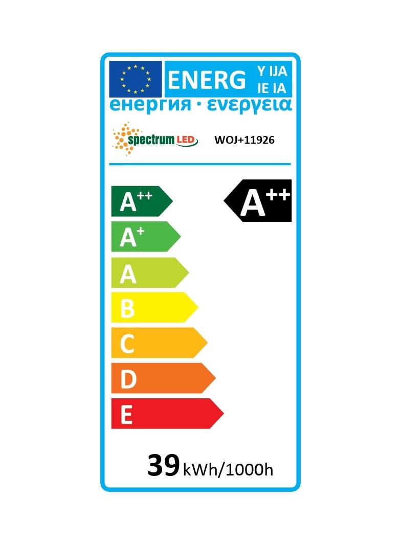 LED GU10 230V 3W=35W 3LED 38st WW SPECTRUM!