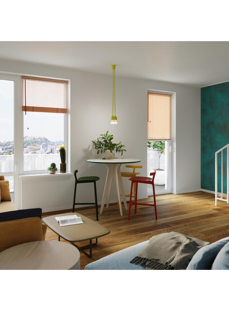 Sollux Lampa wisząca DIEGO 5 żółta SL.0580