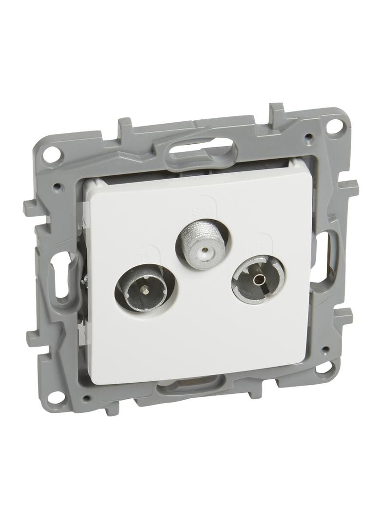 NILOE/NILOE SELECTION - GNIAZDO TV-RD-SAT ZAKOŃCZENIOWE 10 DB BIAŁE, Legrand