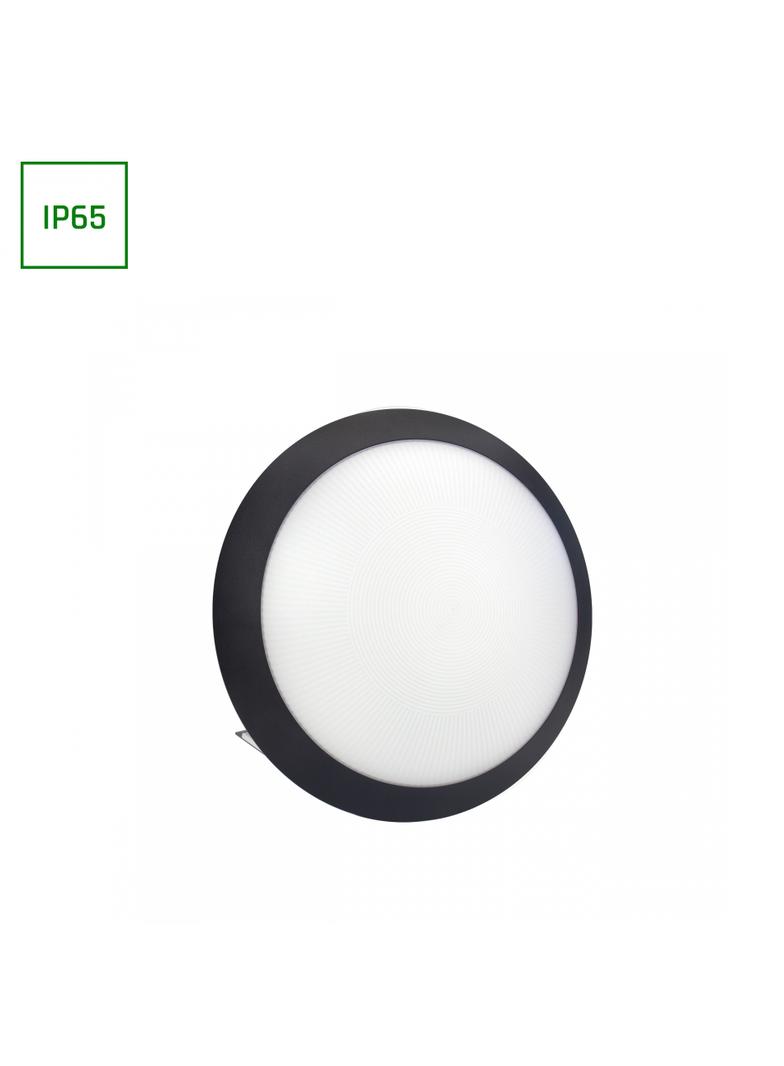NYMPHEA OMNI BLACK SENSE E27 230V IP65 IK08 FI300X90MM CZARNY OKRĄGŁA CZUJNIK RUCHU