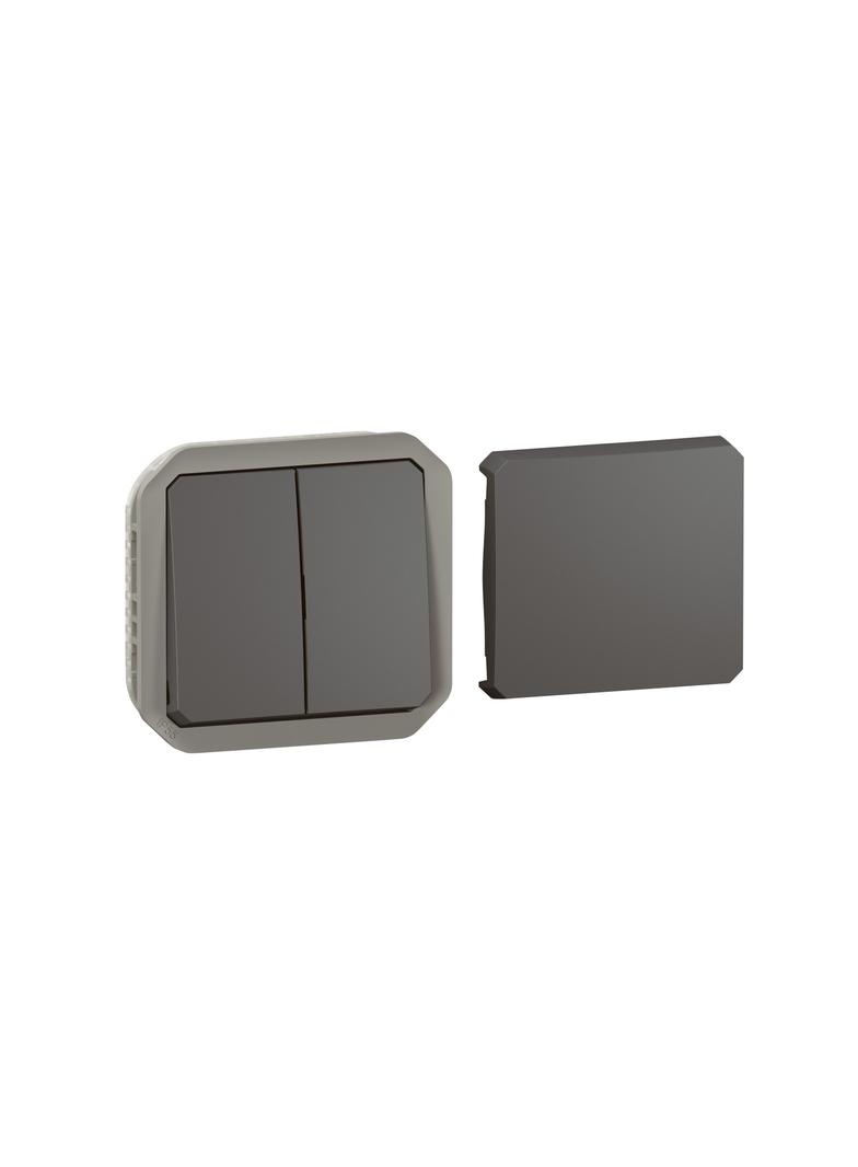 NOWE PLEXO - ŁĄCZNIK TYP TRANSFORMER MECHANIZM 10 AX - 250 V ANTRACYT 069800L LEGRAND