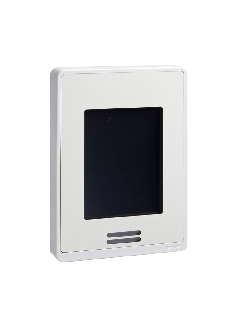 SER8350, regulator z czujnikiem temp+wilg, ekran dotykowy, max 10 modułów VC3xxx, BACnet/Modbus, bia