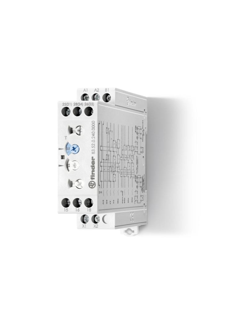 Przekaźnik czasowy wielofunkcyjny 2 P; 12A; 24…240V AC/DC; AE, GE, IT, FE, EEa, DEp, BEp, SHp