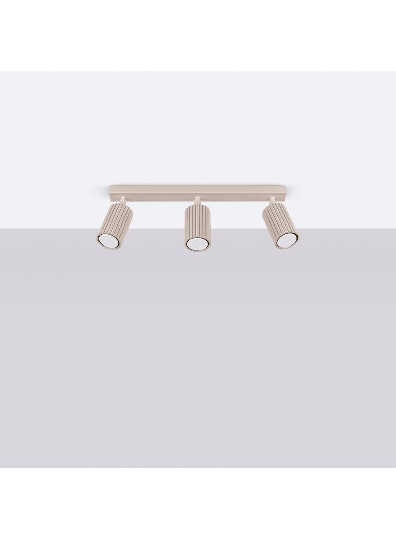 SOLLUX Plafon KARBON 3L taupe ; SL.1764