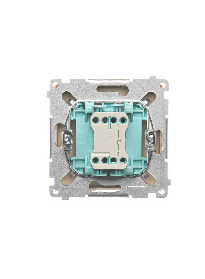 Simon Basic Przycisk pojedynczy rozwierny bez piktogramu 10A z. śrub. beż