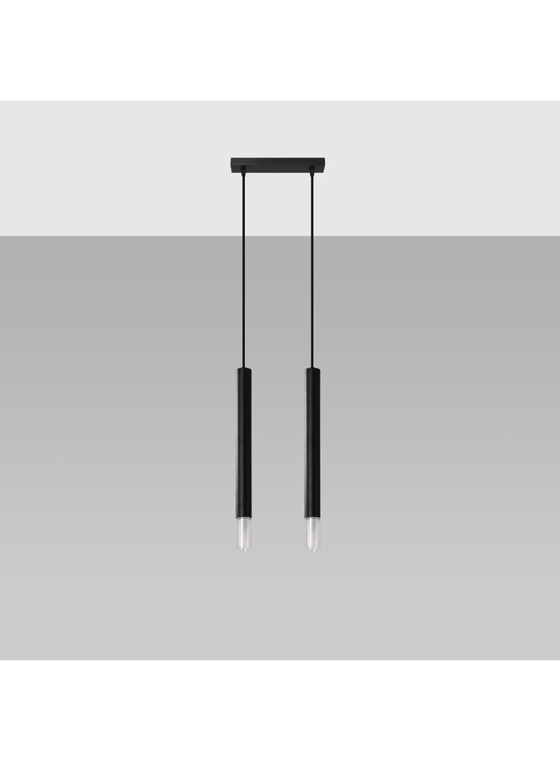 Sollux Lampa wisząca WEZYR 2 czarna SL.0961