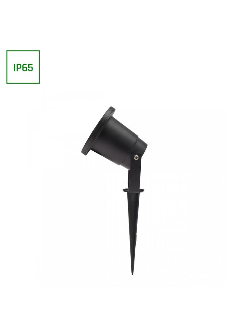 FLORI GU10 ALU 250V IP65 98x145mmCZARNA wbijana, ruchoma