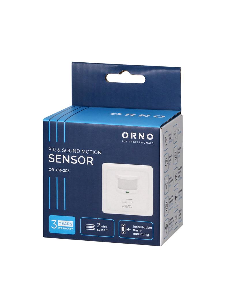 Czujnik ruchu i dźwięku IP 20